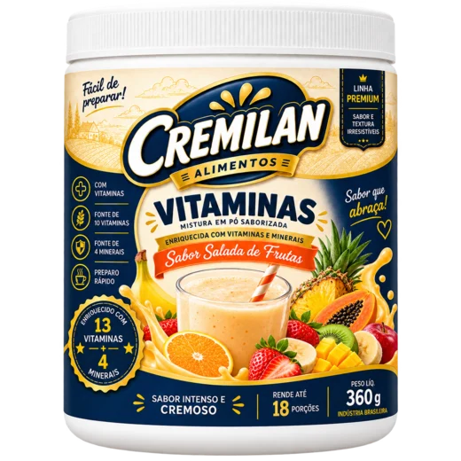 Cremilan Vitaminas Salada de Frutas