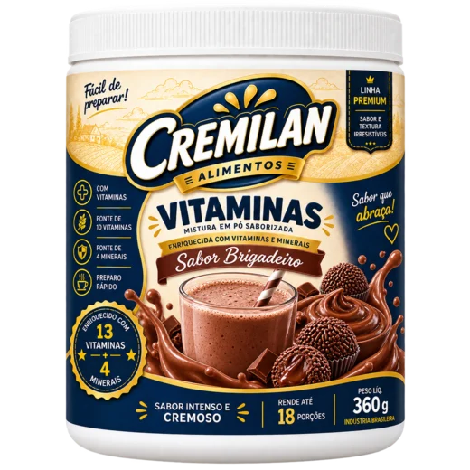 Vitaminas brigadeiro